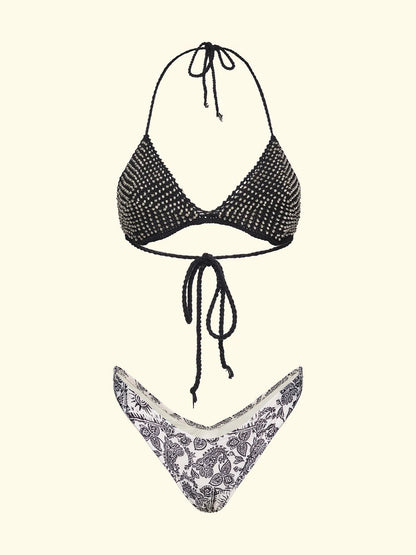 Women's Bikinis F**K Triangle with Slip American Fixed Fantasy SW0401-X36