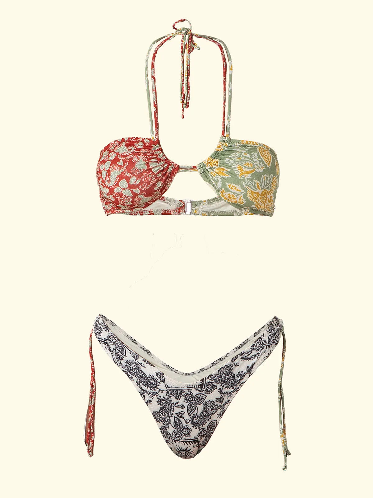 Women's Bikinis F**K Band with Slip American Fixed Fantasy SW0411-X45
