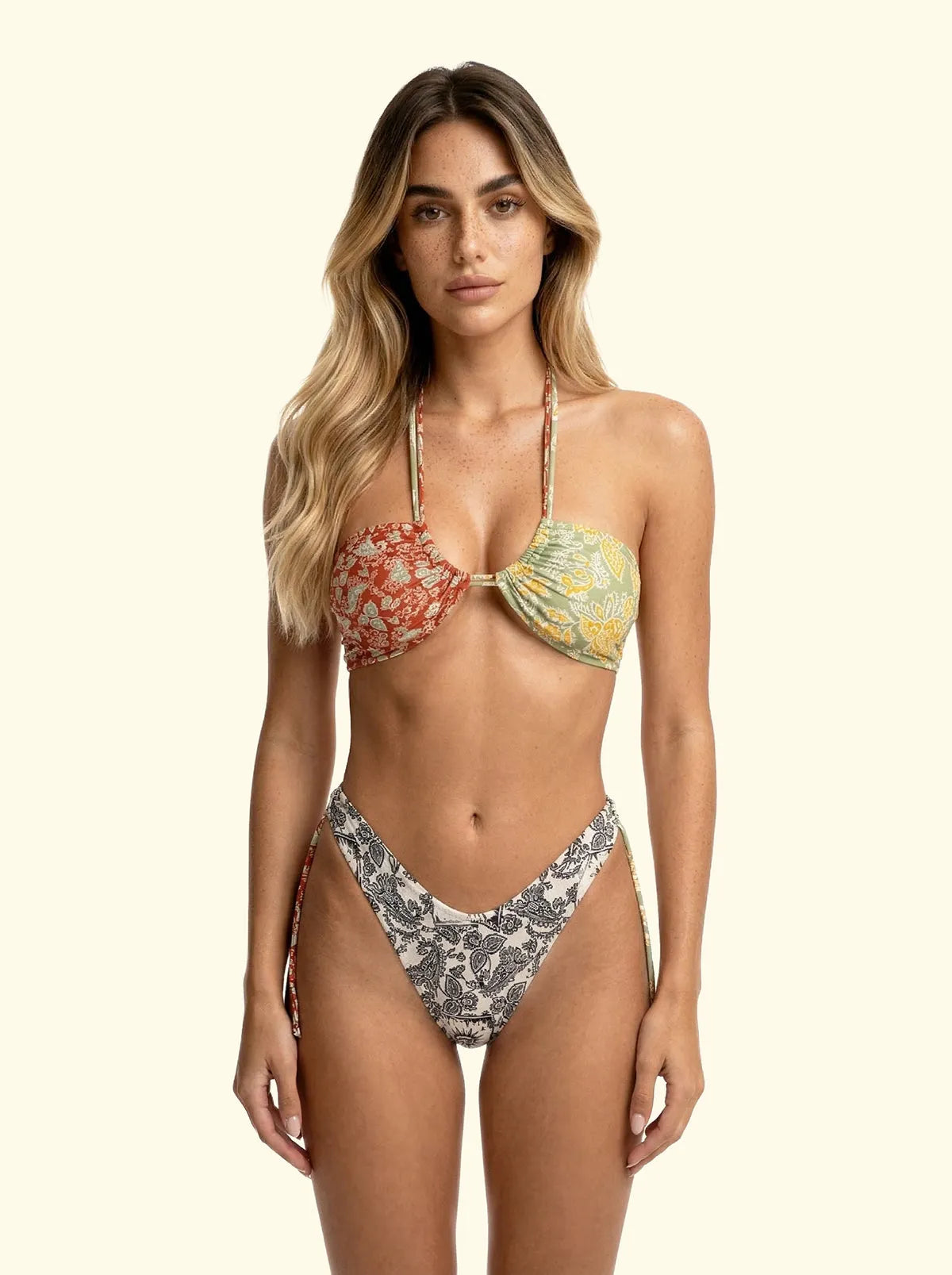Women's Bikinis F**K Band with Slip American Fixed Fantasy SW0411-X45