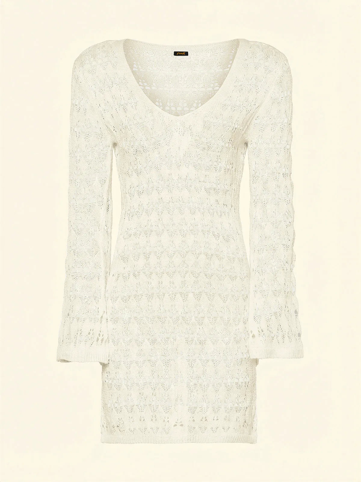 Short Women's Dress F**K White SW0415-WH