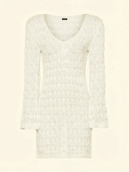 Short Women's Dress F**K White SW0415-WH