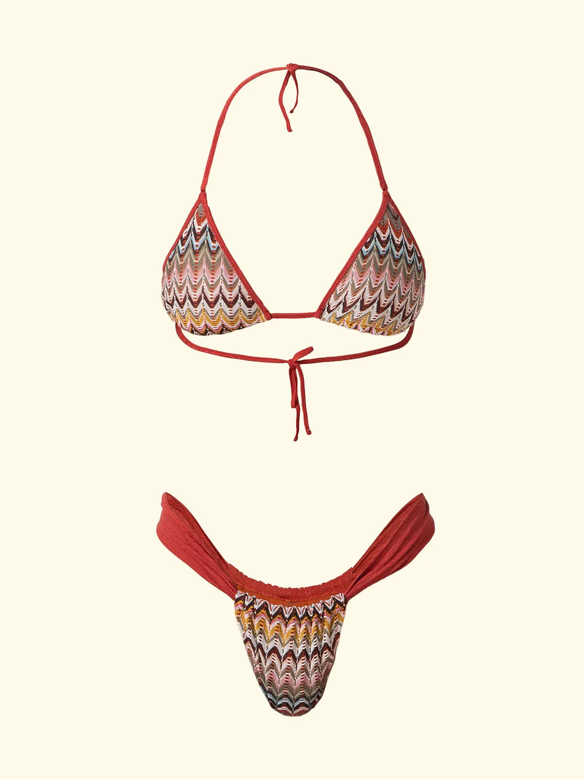 Women's Bikinis F**K Triangle with Slip Brazilian Fixed Fantasy SW0420-RU