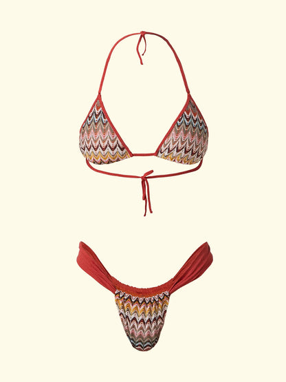 Women's Bikinis F**K Triangle with Slip Brazilian Fixed Fantasy SW0420-RU