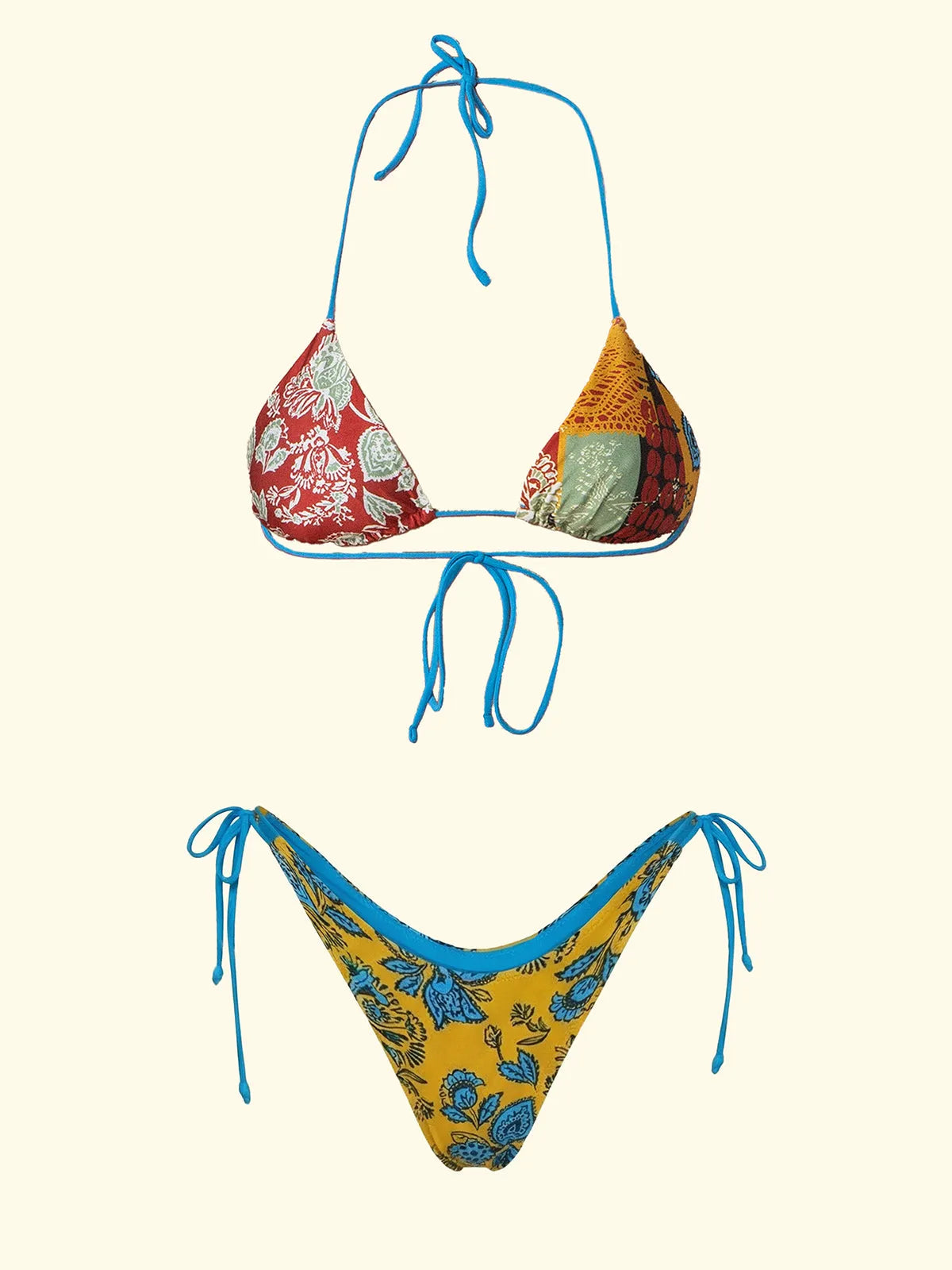 Women's Bikinis F**K Triangle with Slip American Adjustable Fantasy SW0431-X38