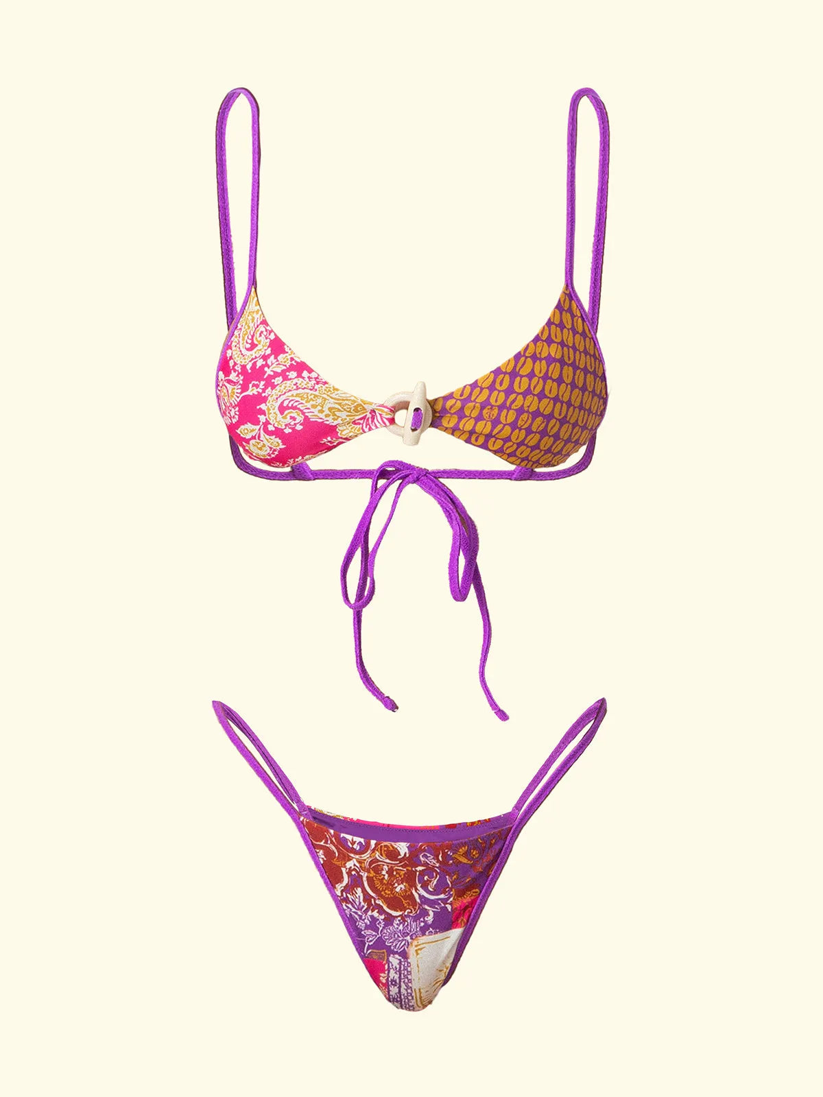 Women's Bikinis F**K Triangle with Slip Adjustable Fantasy SW0470-X41