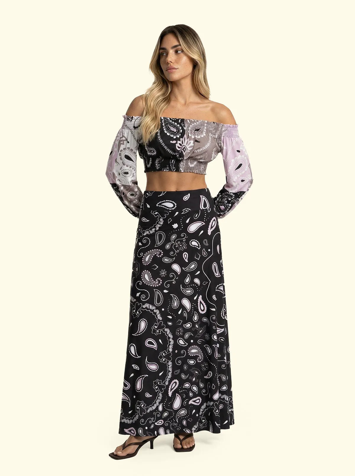 Women's Long Sleeve Crop Top F**K Fantasy SW0517-X55