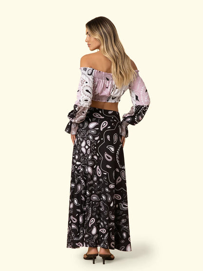 Women's Long Sleeve Crop Top F**K Fantasy SW0517-X55