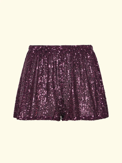Women's Shorts F**K Bordeaux SW0607-BD