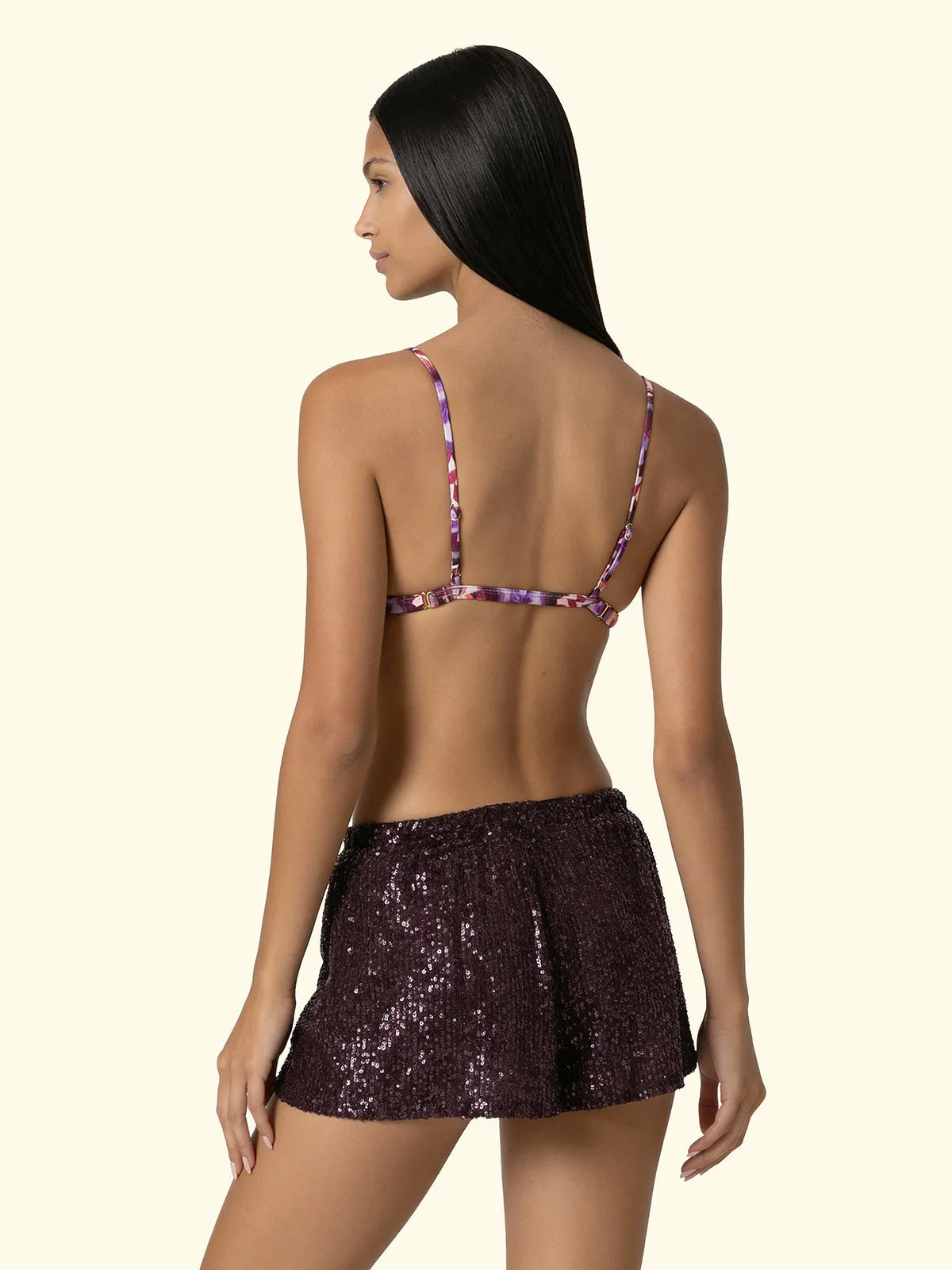 Women's Shorts F**K Bordeaux SW0607-BD