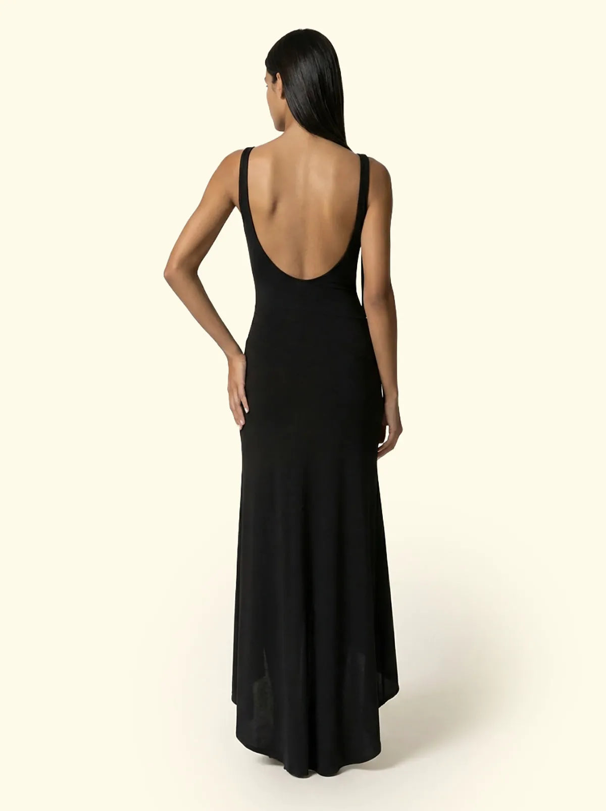 Long dress for women F**K Black SW0626-BK
