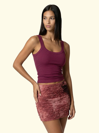 Women's Tank Top F**K Bordeaux SW0646-BD