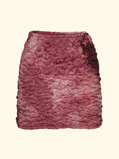 Short Women's Skirt F**K Bordeaux SW0648-BD