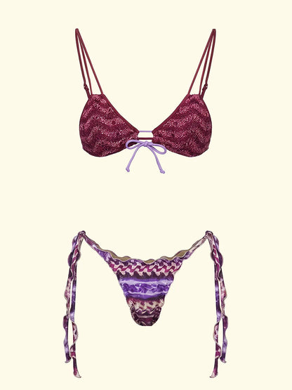 Women's Bikinis F**K Triangle with Slip Adjustable Fantasy SW0660-X56