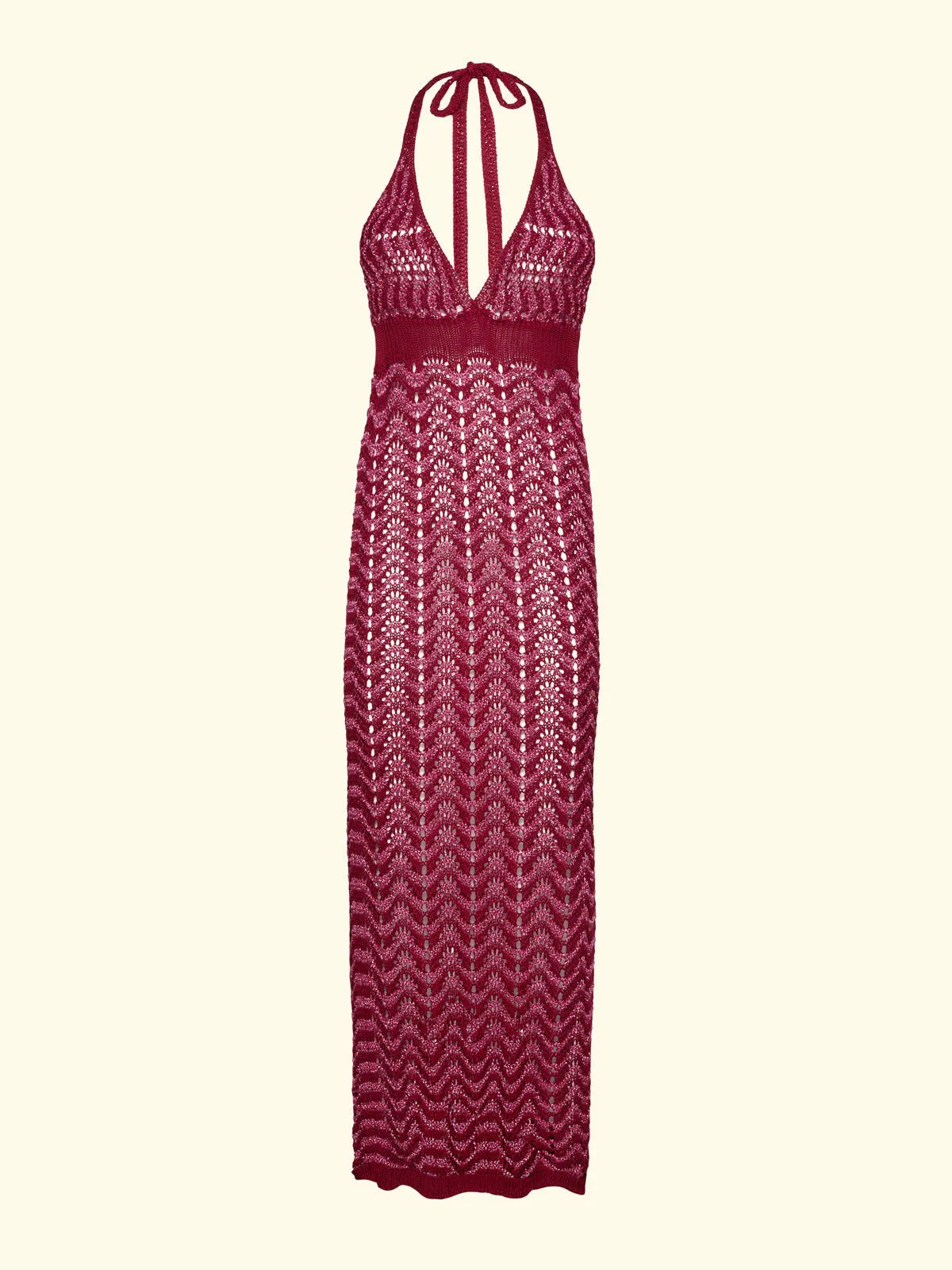 Women's Long Dress F**K Fuchsia SW0667-FX