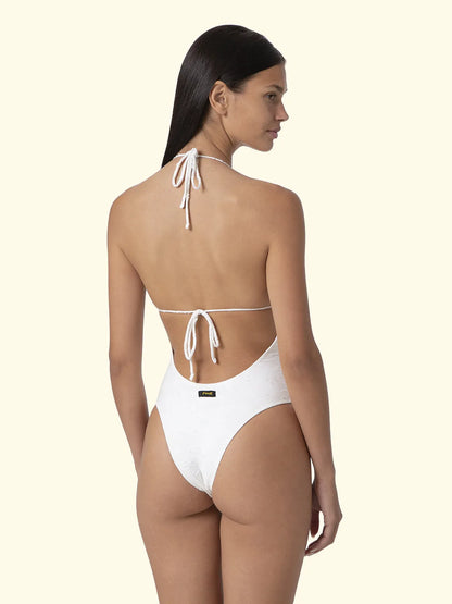 Women's Monokini F**K White SW0722-WH