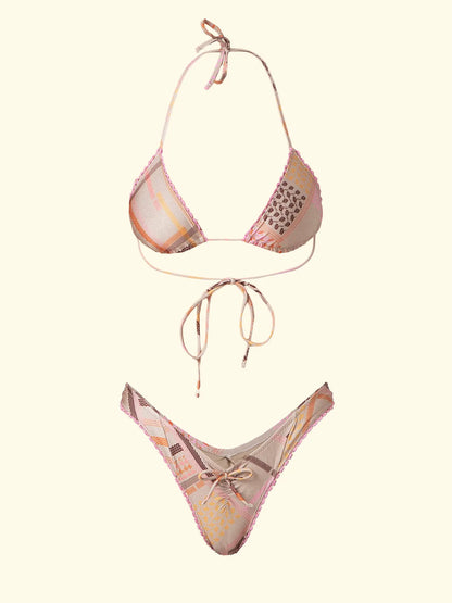 Women's Bikinis F**K Triangle with Slip American Fixed Fantasy SW0730-X68