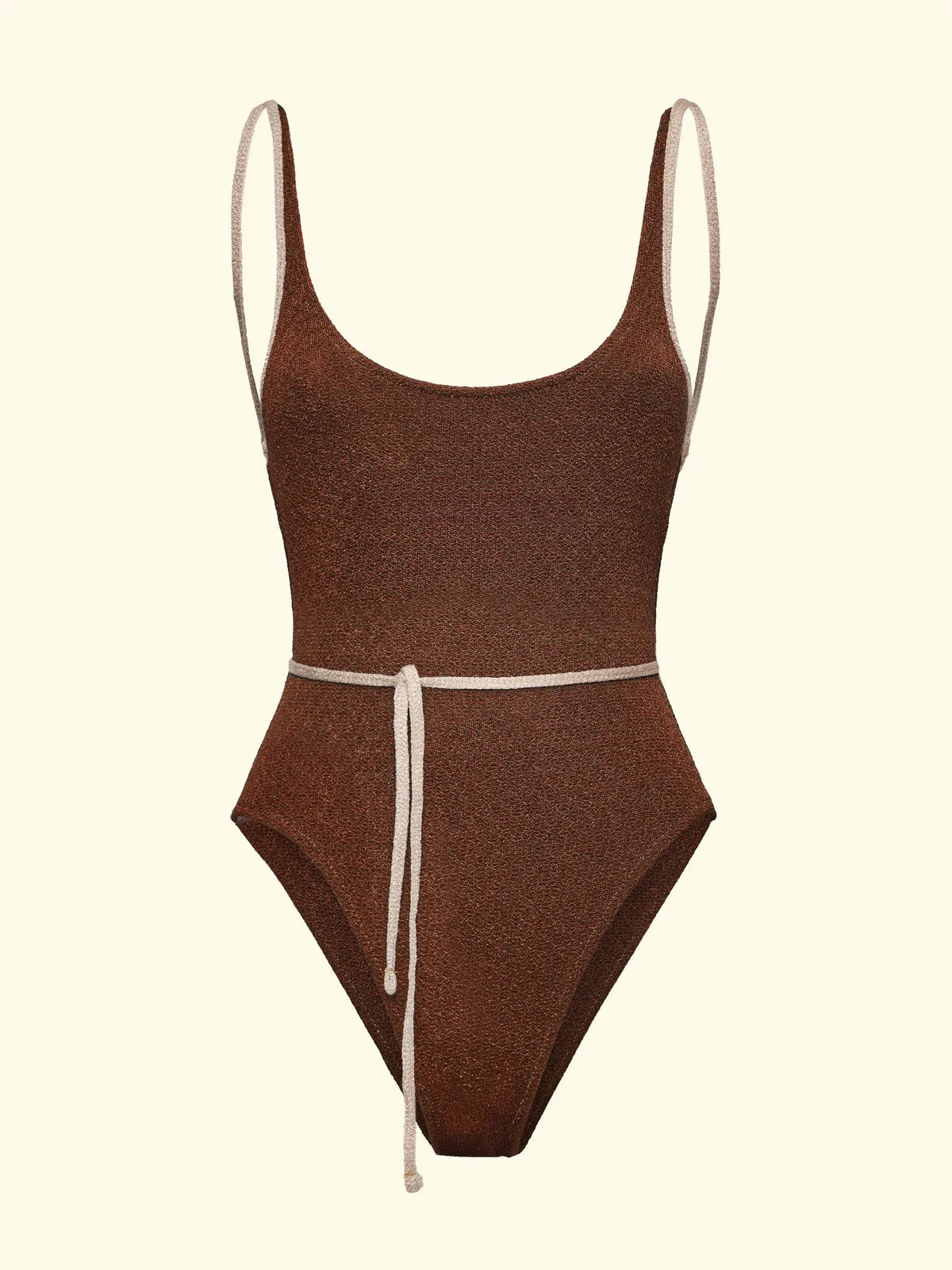 Women's Monokini F**K Brown SW1113-BN