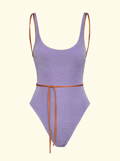 Women's Monokini F**K Lilac SW1113-LC