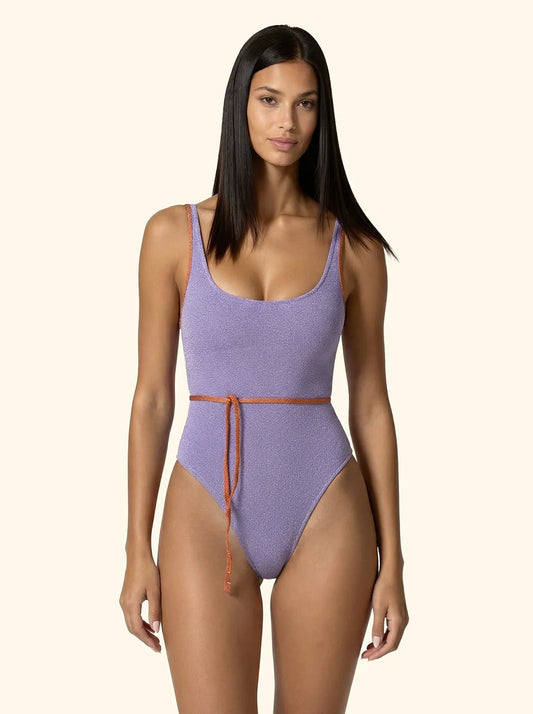 Women's Monokini F**K Lilac SW1113-LC