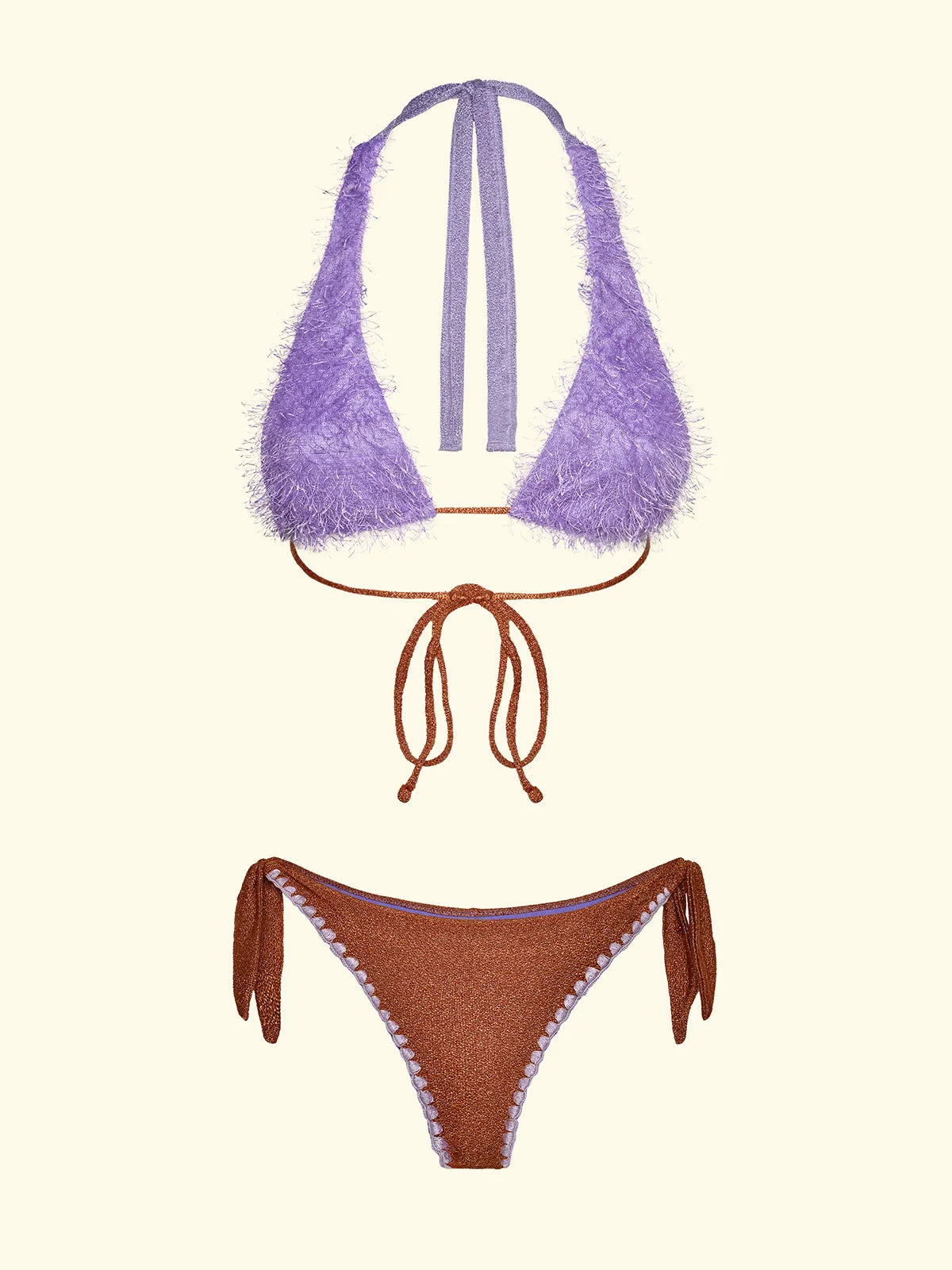 Women's Bikinis F**K High Triangle e Slip Adjustable Orange SW1123-OR