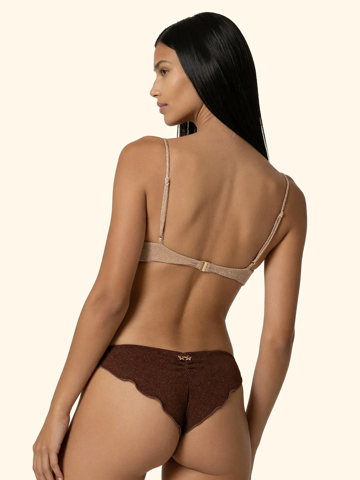 Slip Women's Fixed Briefs F**K Brown SW1143-BN