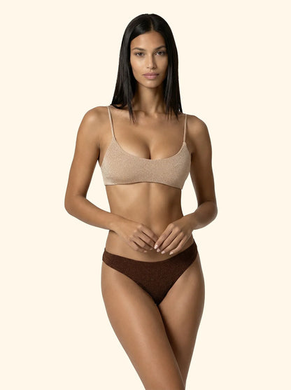 Slip Women's Fixed Briefs F**K Brown SW1143-BN