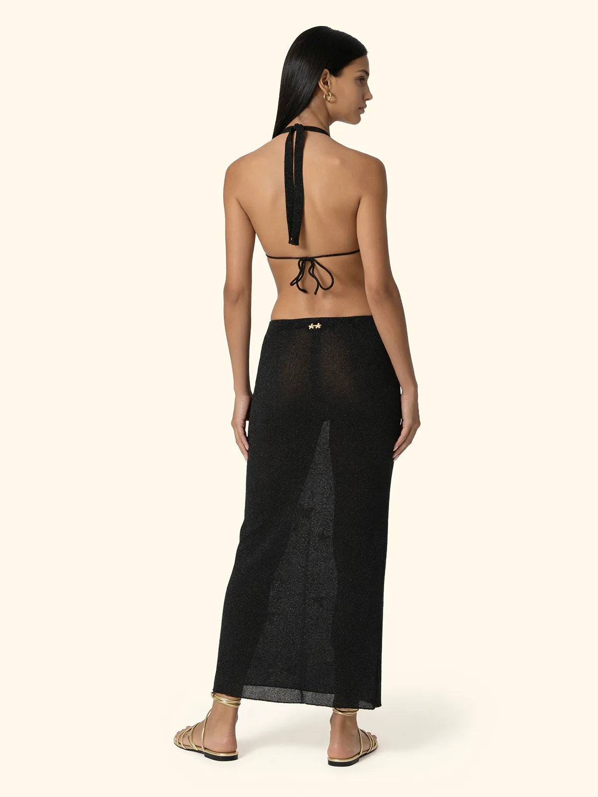 Women's Long Skirt F**K Black SW1148-BK