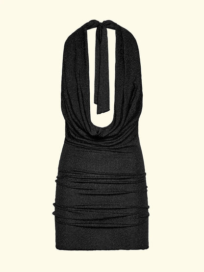 Short Women's Dress F**K Black SW1149-BK