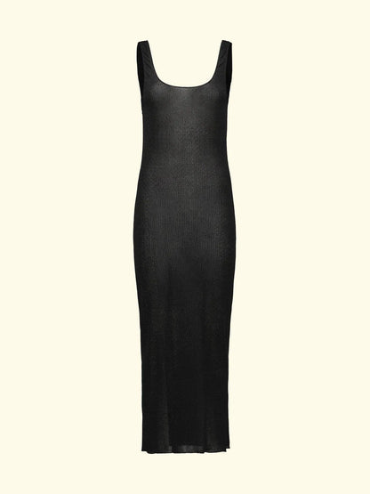 Women's Long Dress F**K Black SW1150-BK
