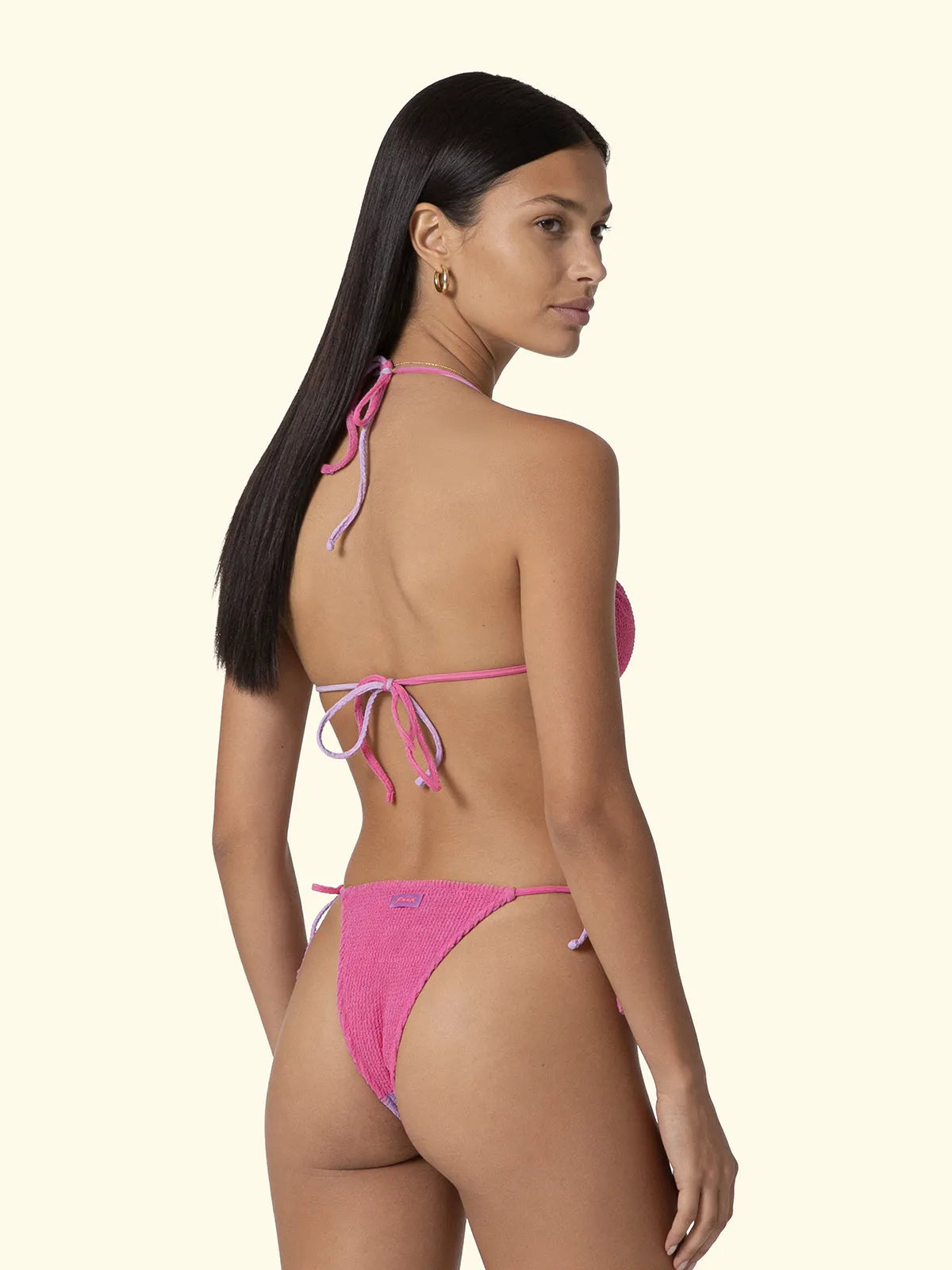 Women's Bikinis F**K Band with Slip Adjustable Lilac SW1203-LC