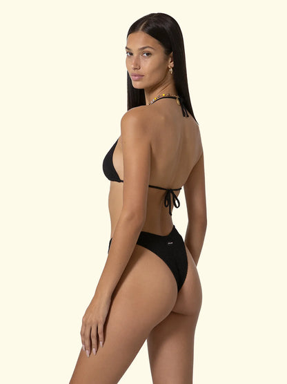 Women's Adjustable Triangle F**K Black SW1210-BK