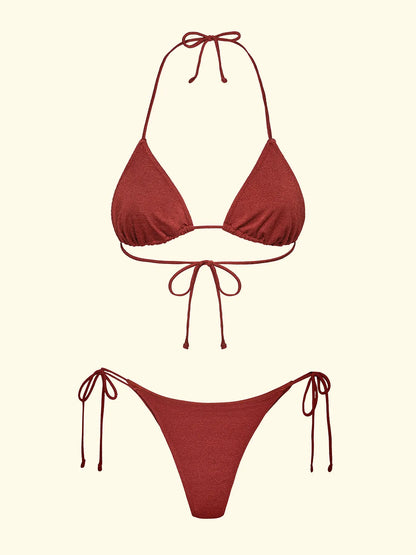 Women's Bikinis F**K Triangle with Slip Adjustable Rust SW1800-RU