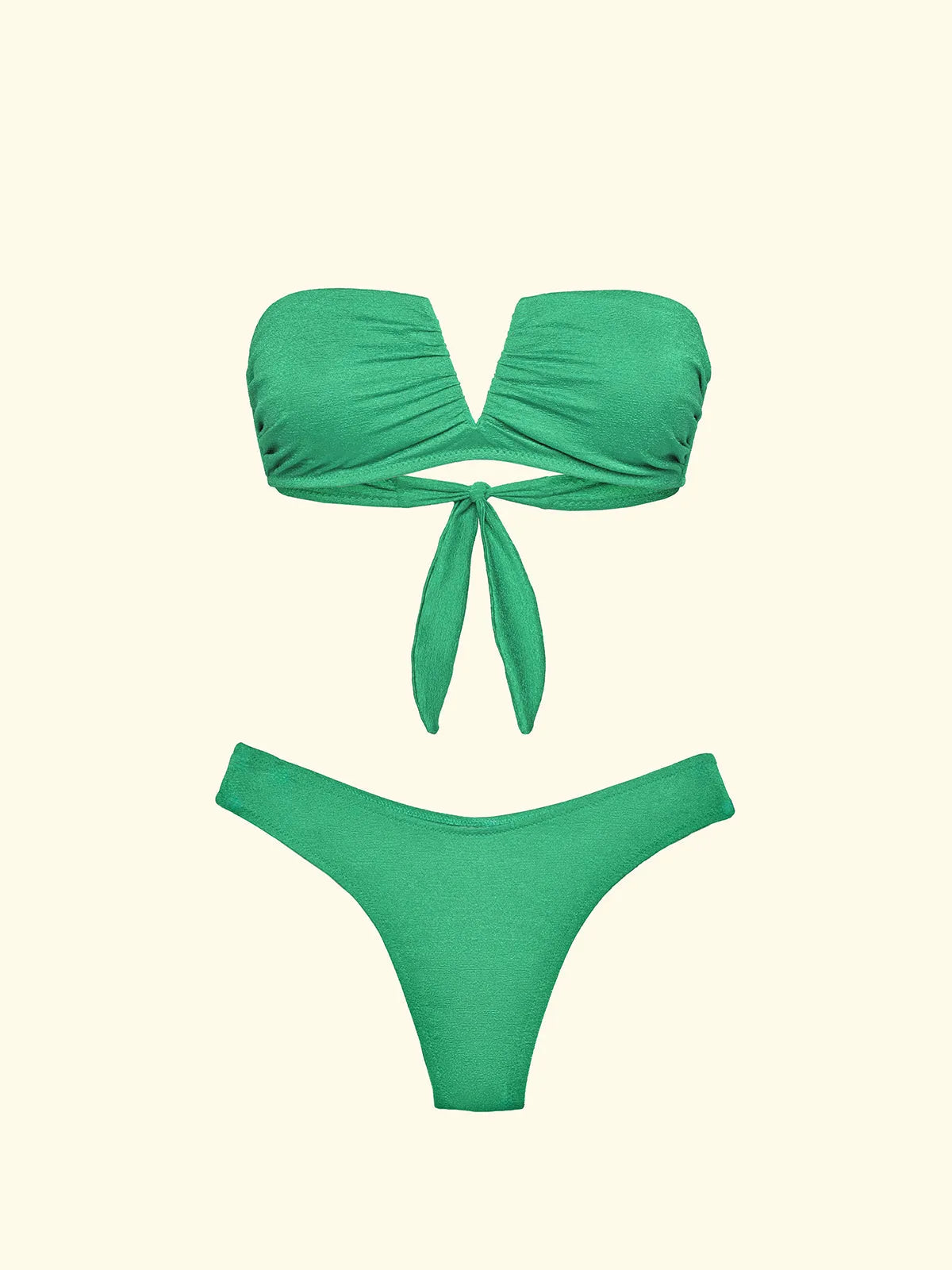 Women's Bikinis F**K V-band with underwire and Slip American Fixed Water Green SW1802-AQ