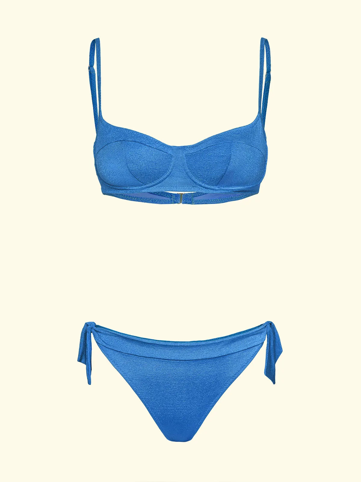 Women's Bikinis F**K Bra with Ferretto and Slip Adjustable Light Blue SW1804-LG