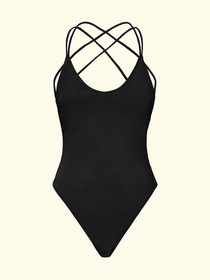 Women's Monokini F**K Black SW1808-BK