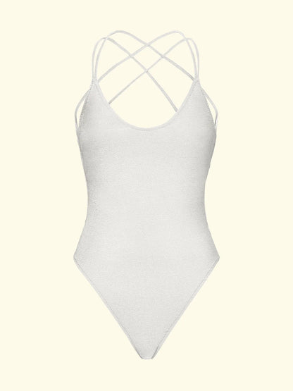 Women's Monokini F**K White SW1808-WH