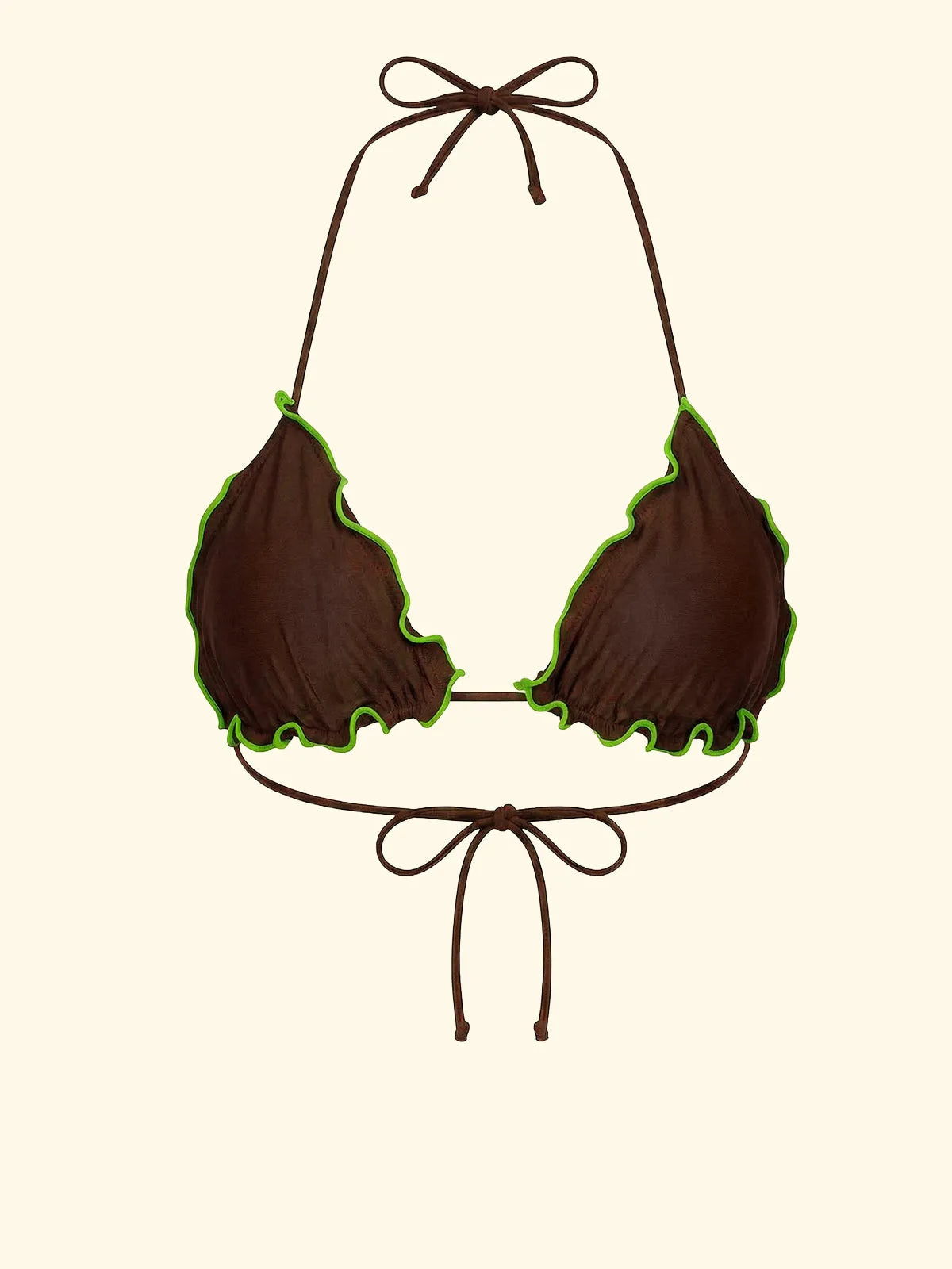Women's Adjustable Triangle F**K Brown SW1900-BN