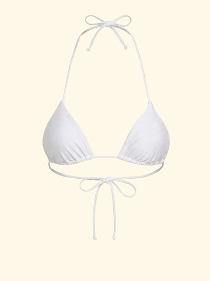 Women's Adjustable Triangle F**K White SW1904-WH