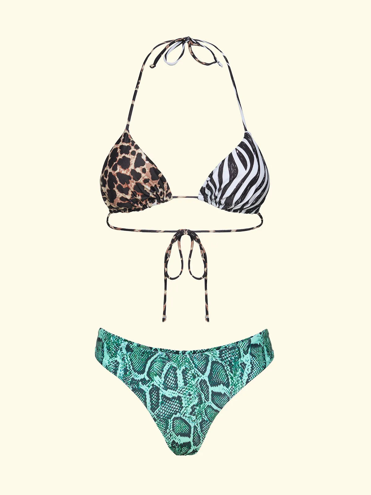 Women's Bikinis F**K Triangle with Slip American Fixed Fantasy SW2101-X10