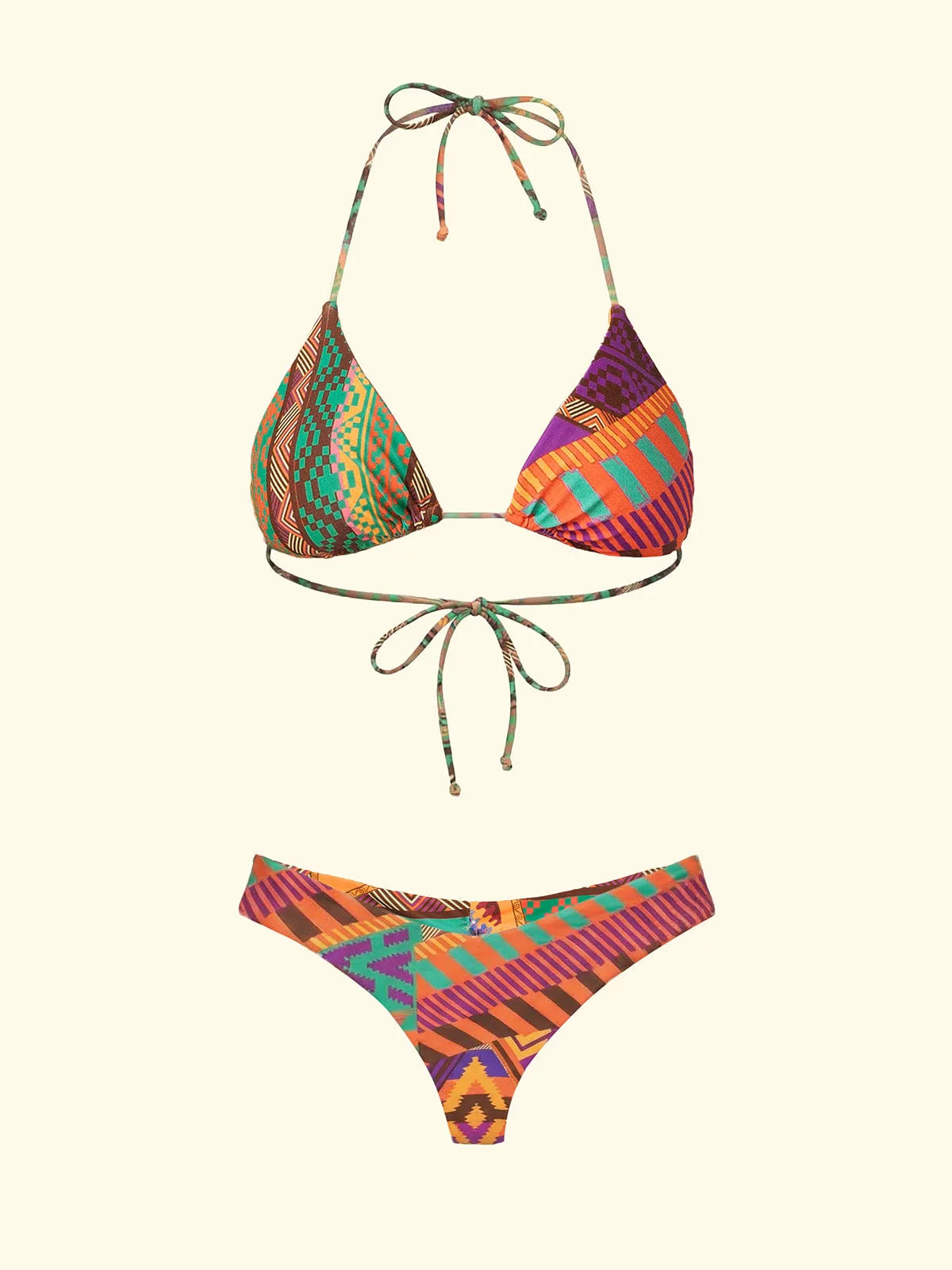 Women's Bikinis F**K Triangle with Slip American Fixed Fantasy SW2102-X11