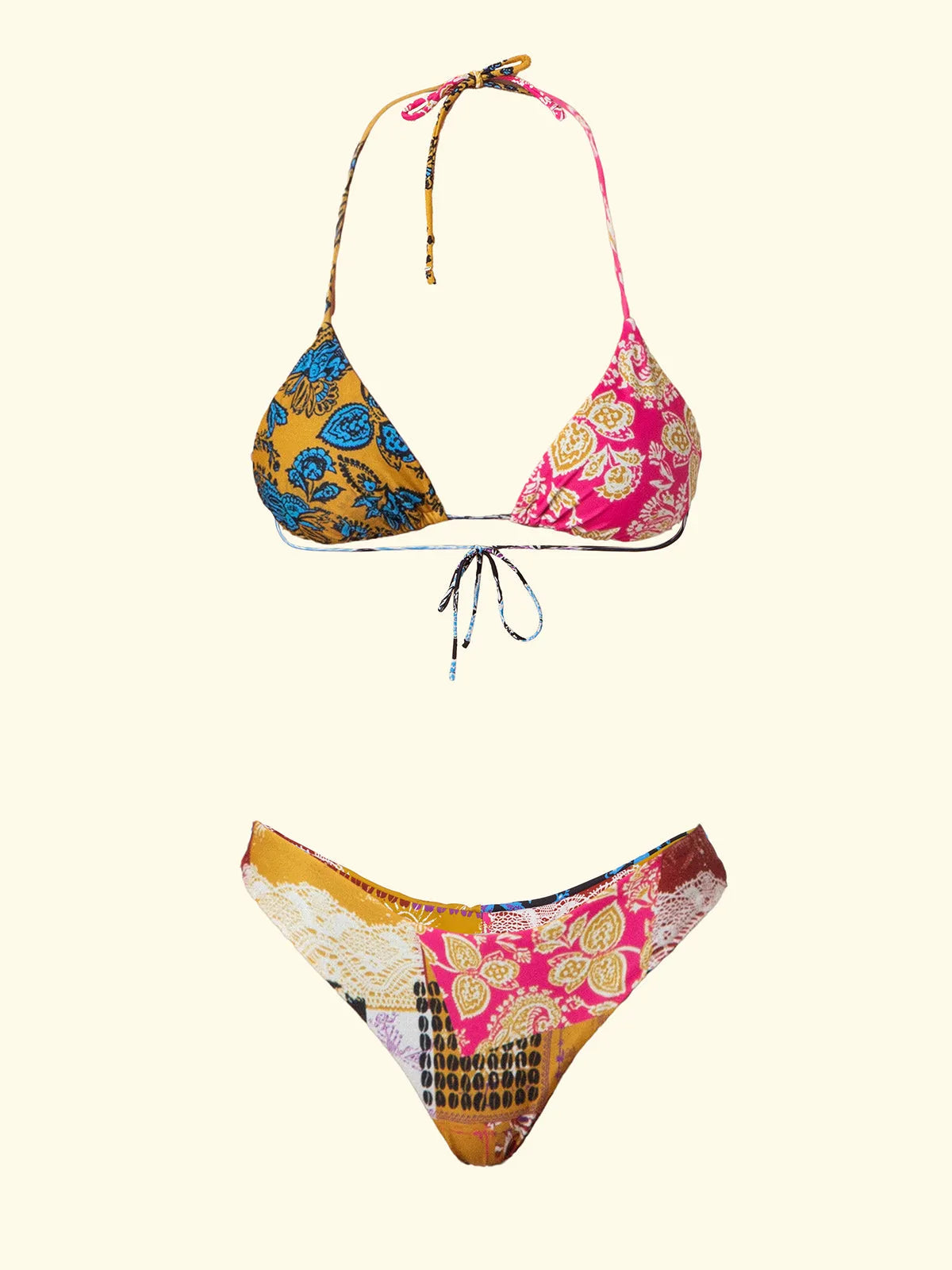 Women's Bikinis F**K Triangle with Slip American Fixed Fantasy SW2104-X45