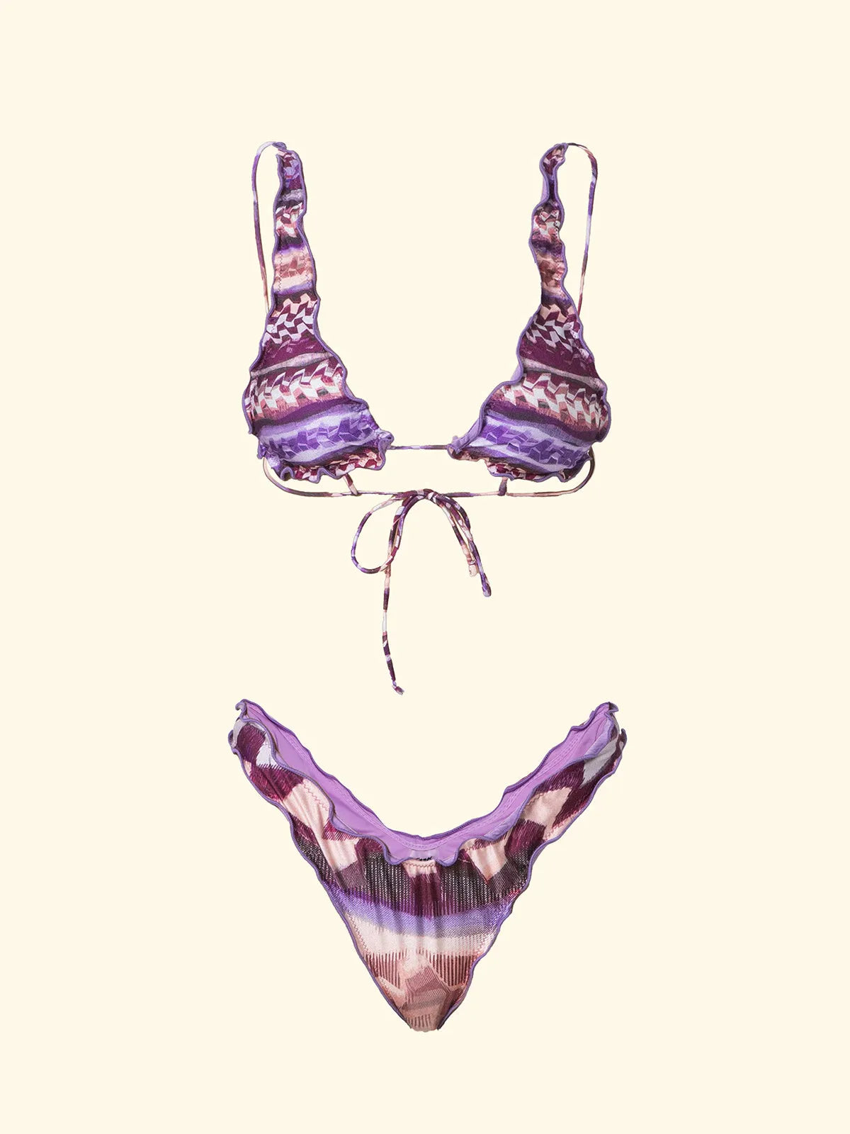 Women's Bikinis F**K High Triangle with Slip American Fixed Fantasy SW2656-X56