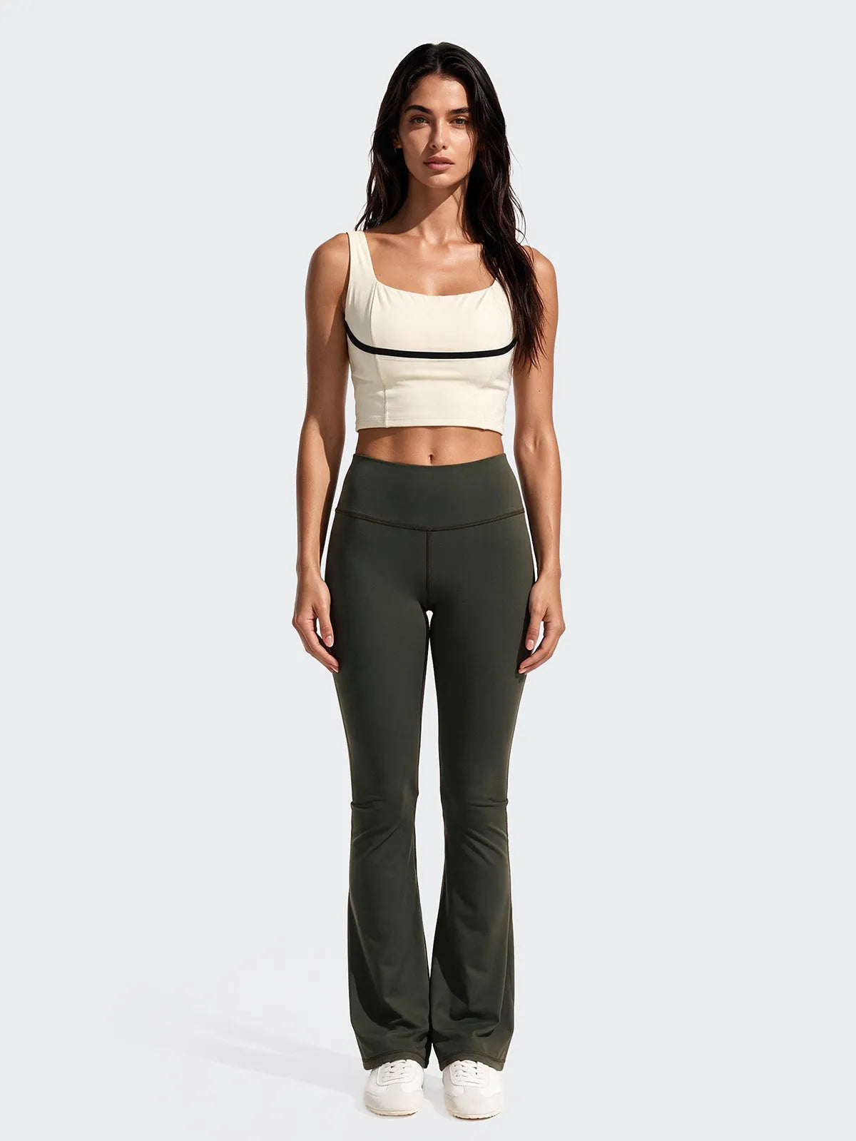 Leggings Zampa Donna F**K Verde Militare WW0219-MG