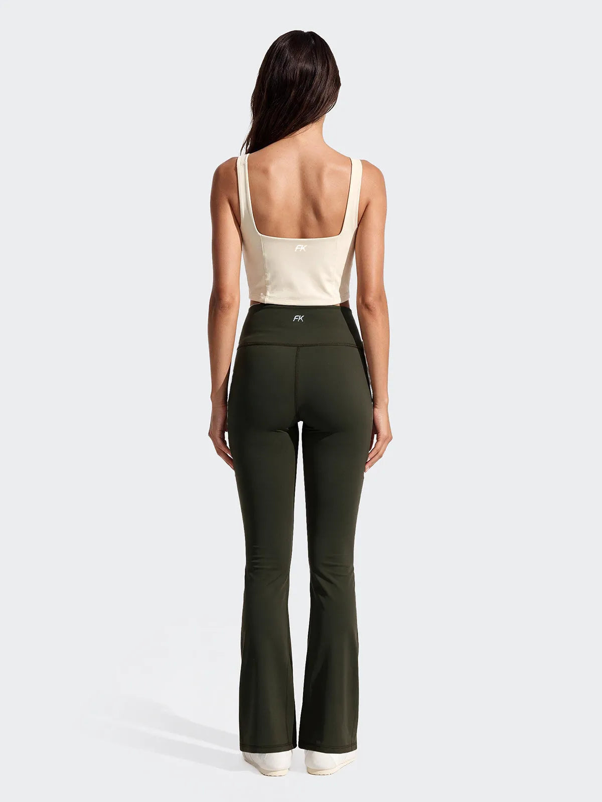 Leggings Zampa Donna F**K Verde Militare WW0219-MG