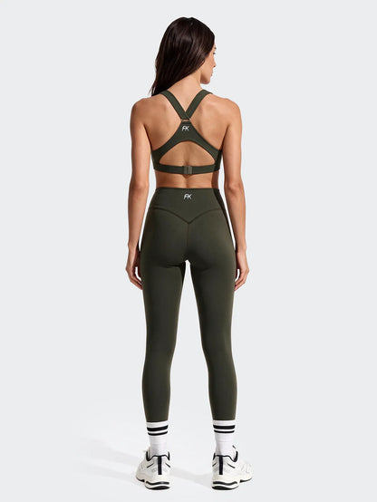 Leggings Donna F**K Verde Militare WW0214-MG