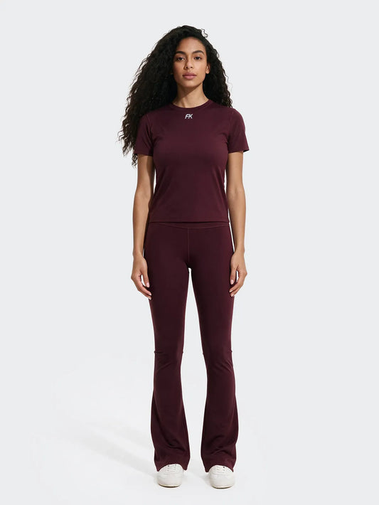 Tshirt Donna F**K Bordeaux WW0220BD