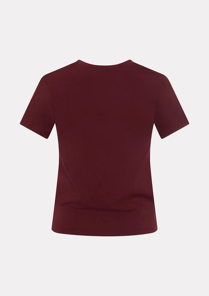 Tshirt Donna F**K Bordeaux WW0220BD