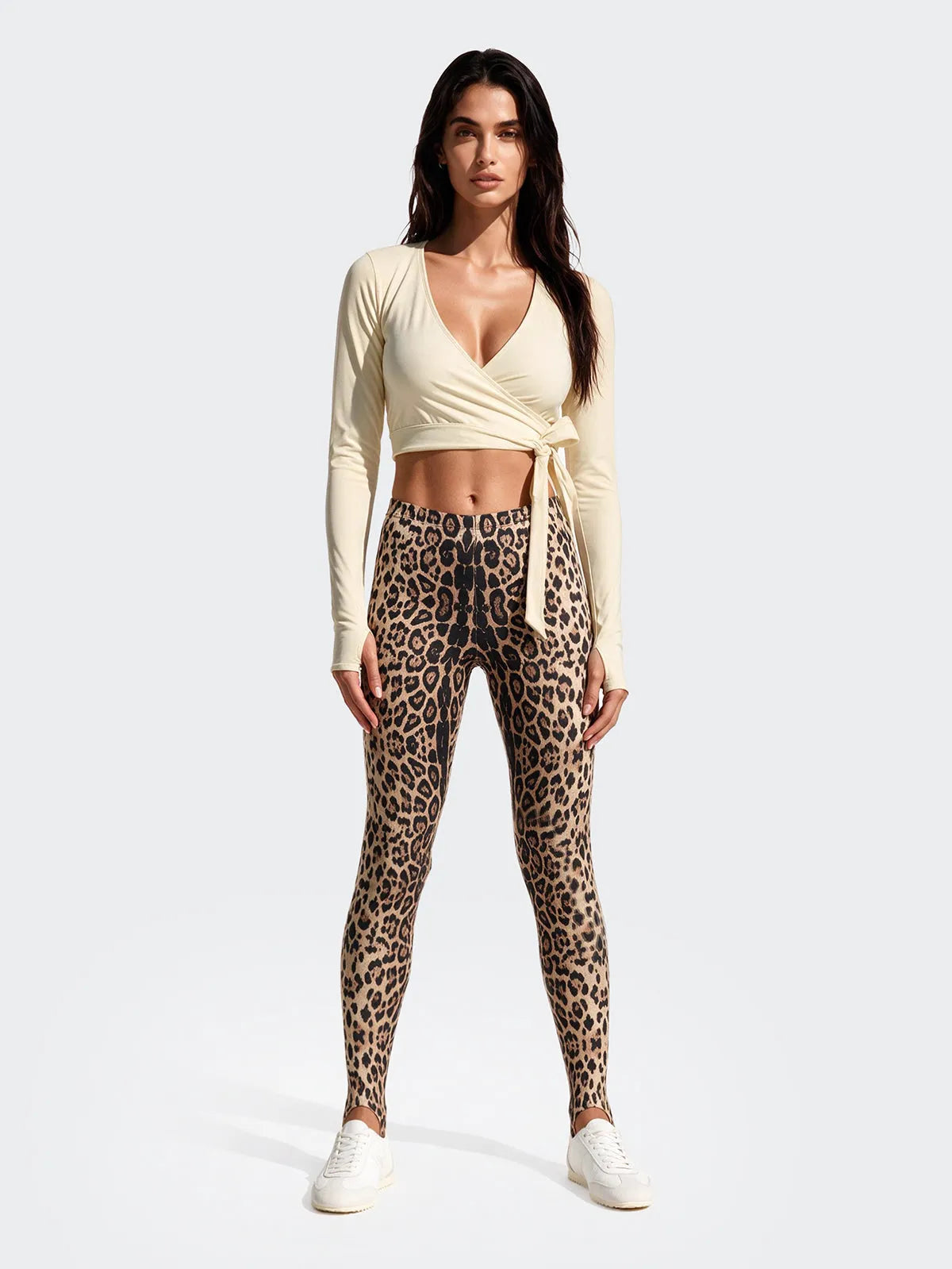 Leggings Ghetta Donna F**K Leopardati WW0236-X01