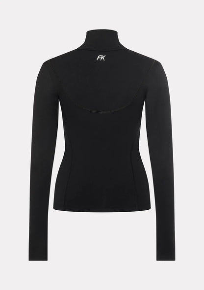 Tshirt Manica Lunga Donna F**K Nero WW0244-BK