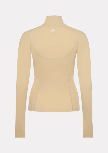 Tshirt Manica Lunga Donna F**K Crema WW0244-CM